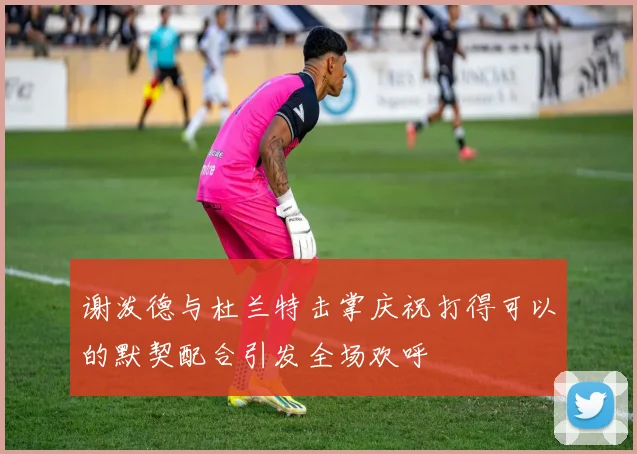 谢泼德与杜兰特击掌庆祝打得可以的默契配合引发全场欢呼